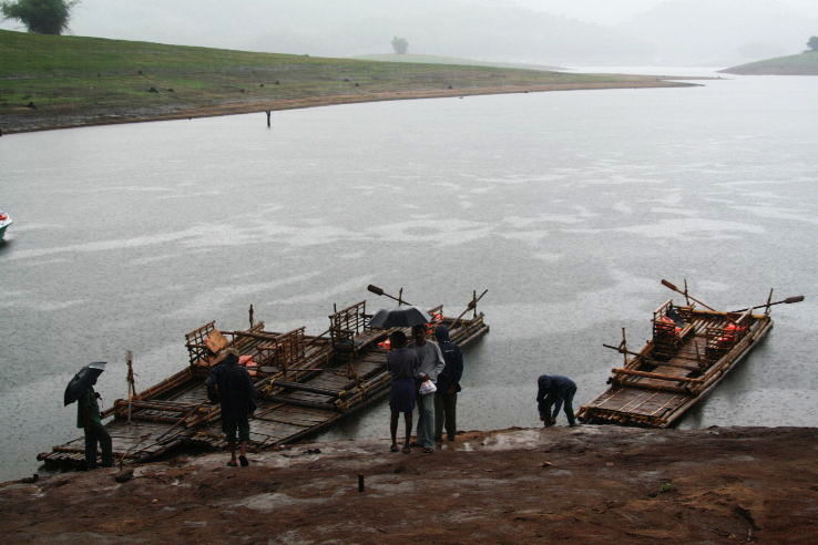 14. Periyar National Park, Kerala - Bamboo Rafting